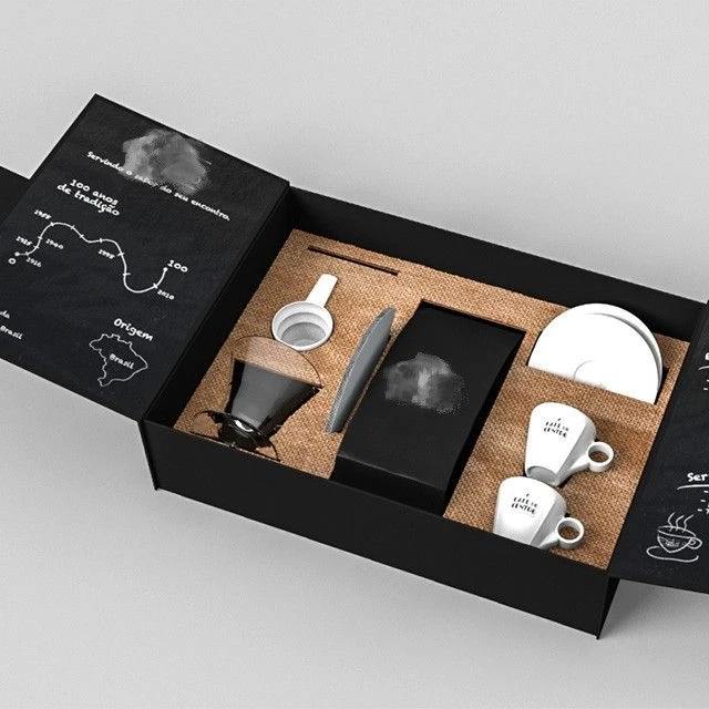 Custom Color Luxury Gift Custom Box Luxury Coffee Wine Boxes Packaging Gift Box With Logo