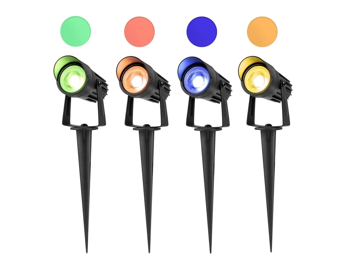 Modern Landscape Garden Spike LED Lawn Light Wholesale Suppliers Outdoor IP67 Waterproof 3W