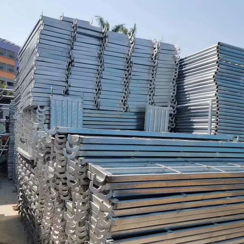 New style galvanized steel plank with swivel hooks perfect for industrial and construction sites composite scaffolding boards