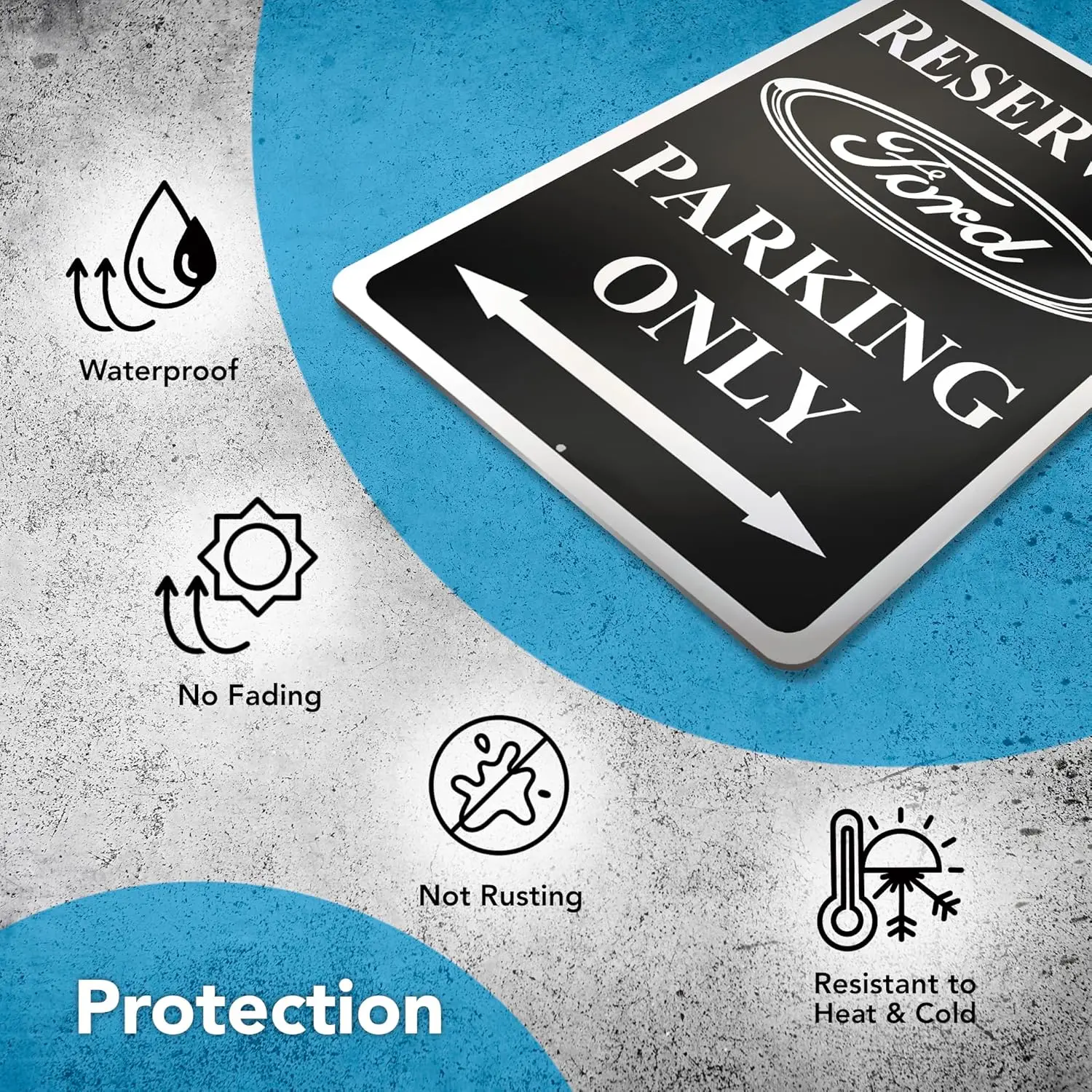 Best Seller Factory Wholesales Road High Quality PVC Reserved Parking Sign