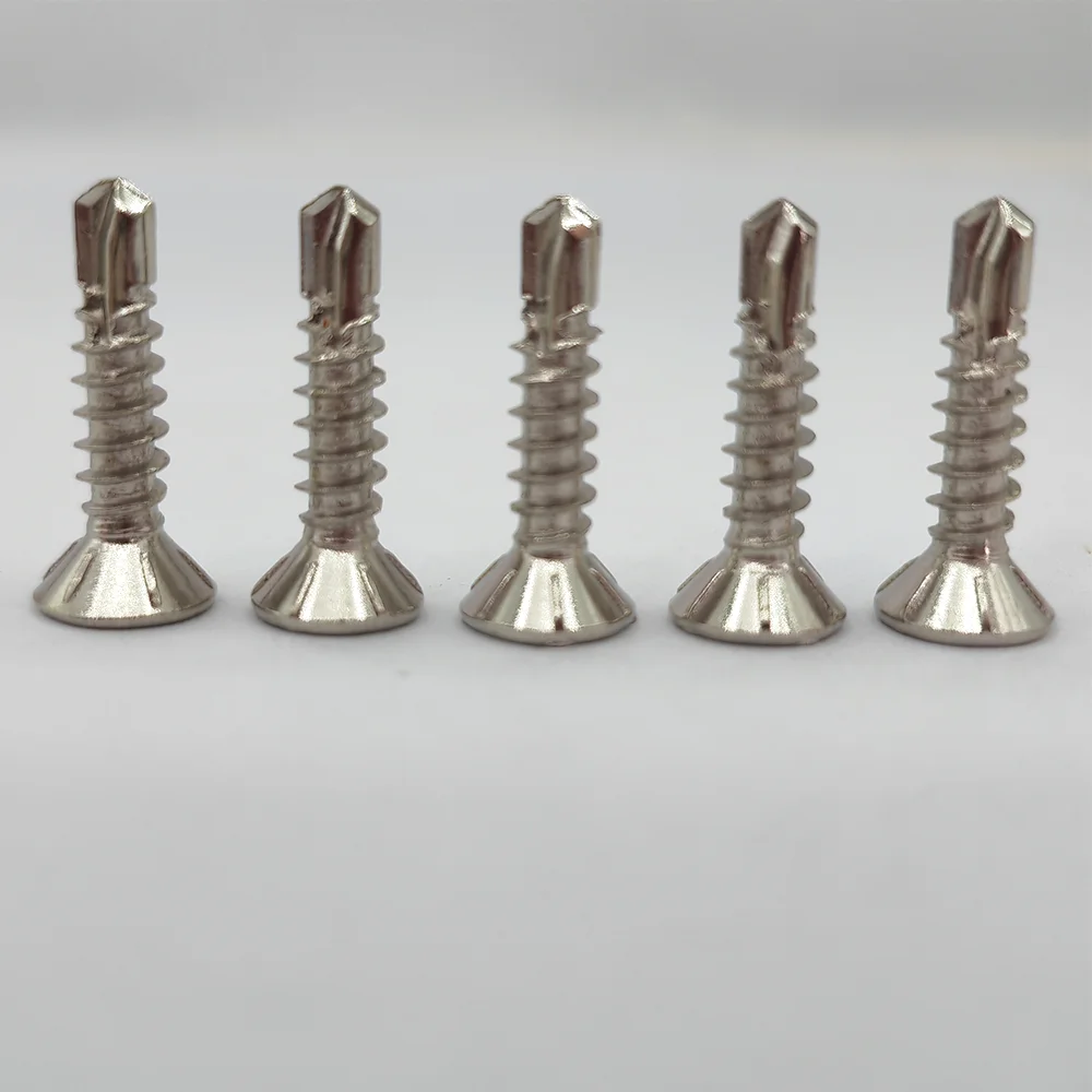 China Wholesale drill machine screw Flat Head Phillips Self Tapping Screws Self Drilling Screw