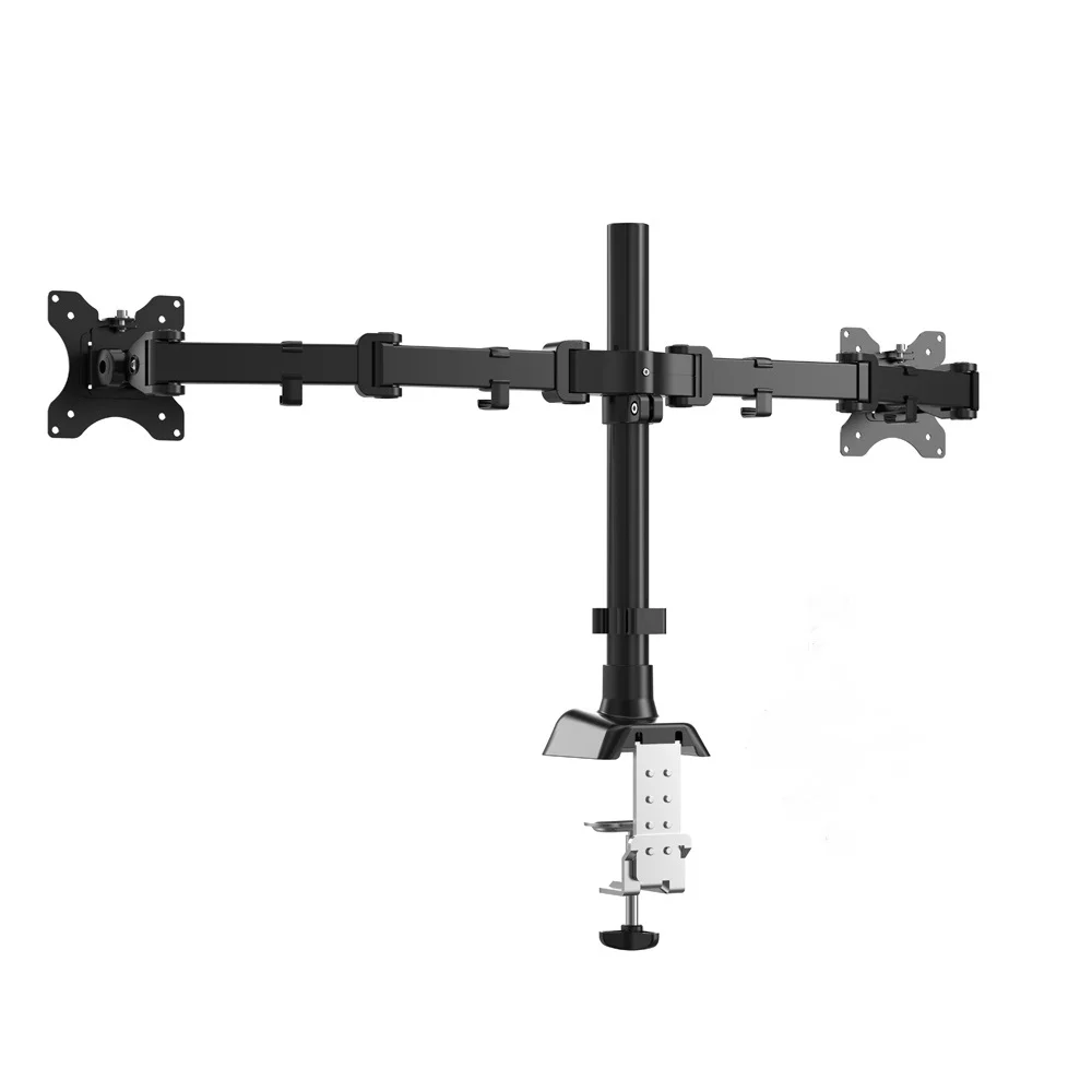 Wholesale Monitor Arm 17-32' Monitor Riser Arm Adjustable Desktop LCD Screen Laptop and Monitor VESA Dual Arm Mount Stand