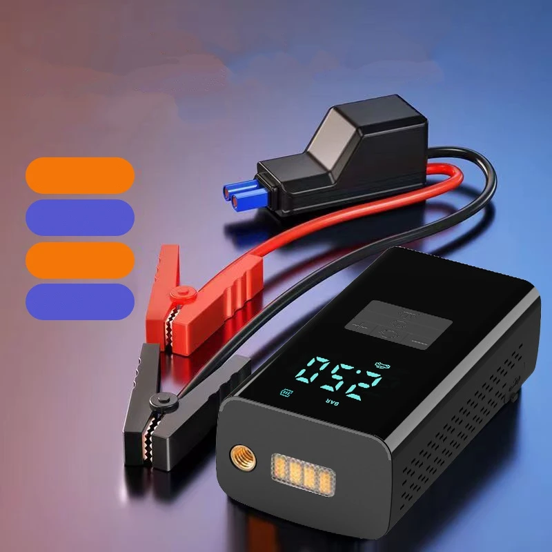 Jump Starter with Air Compressor 1500A Car Battery Jump Starter  150PSI Digital Tire Inflator 12V Auto Battery Booster