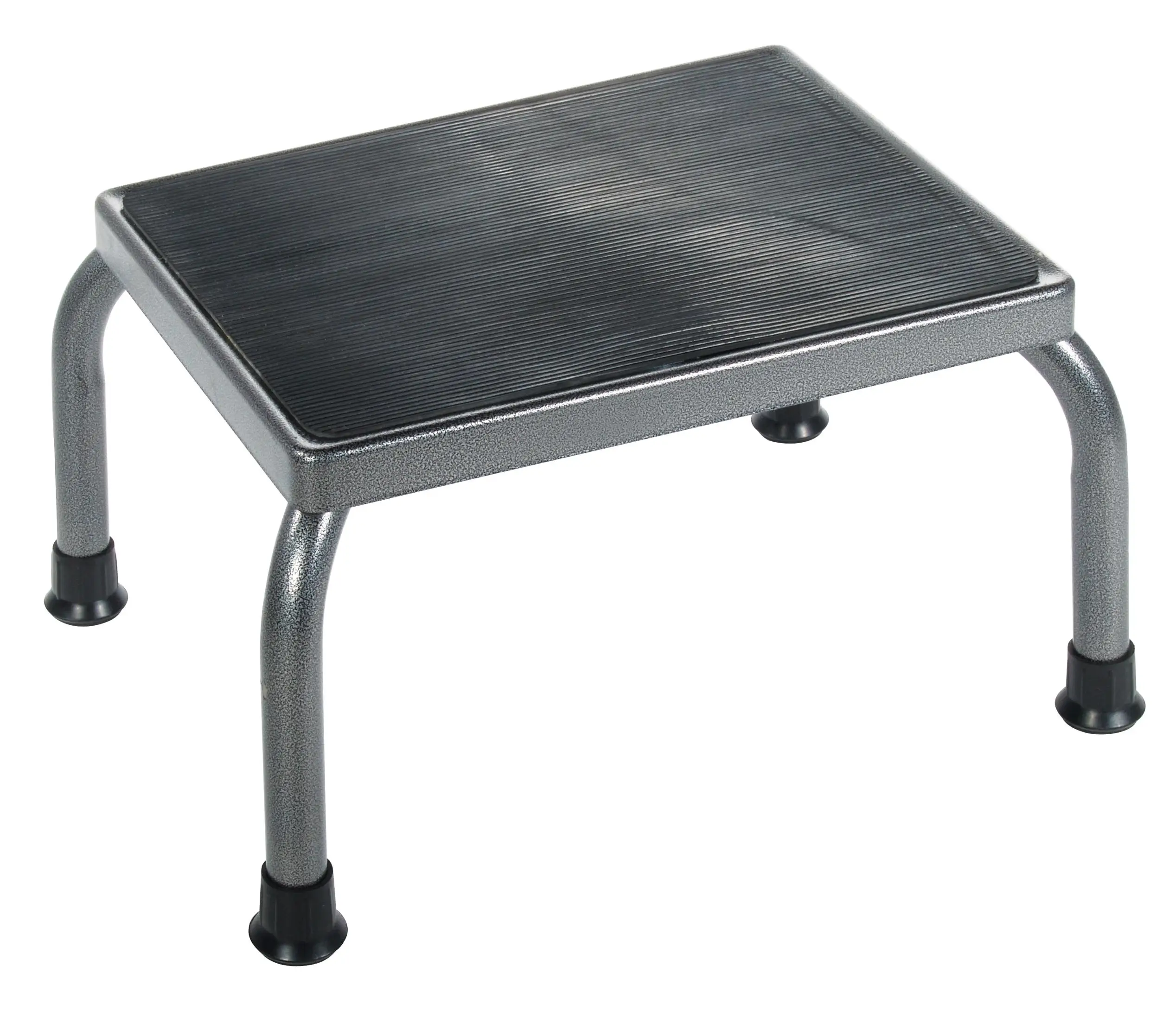 Metal Step Stool - Heavy Duty Stepping Stool for Adults and Kids - Foot Platform for Kitchen, Bedroom, Bathroom