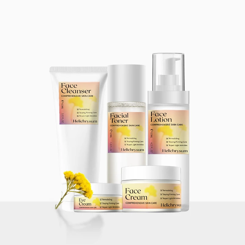 Brightening Whitening Skin Care Set Face Cream Lotion Wash Anti Aging Wrinkle Toner Skin Care Set