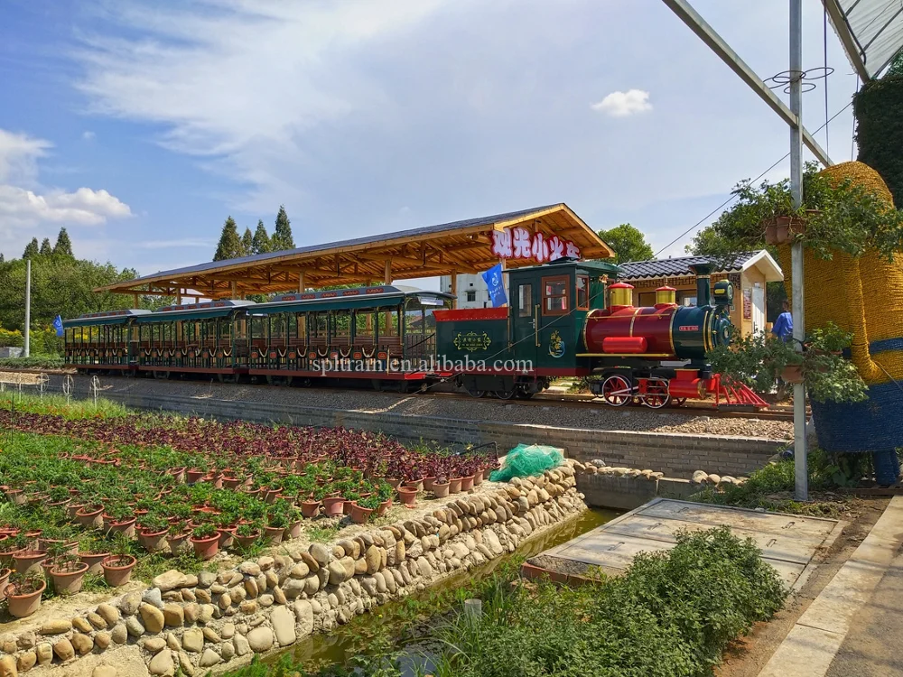 Mini Passenger Outdoor High quality Mall Adult Kiddies Games Sightseeing Electric Diesel Generator Battery Track Train For Sale