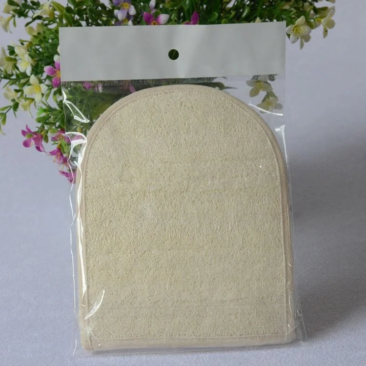 Exfoliating Loofah Bath Glove Luffa Sponge Shower Spa Body Cleaning Scrubbers Bathing Massage Brush Pad
