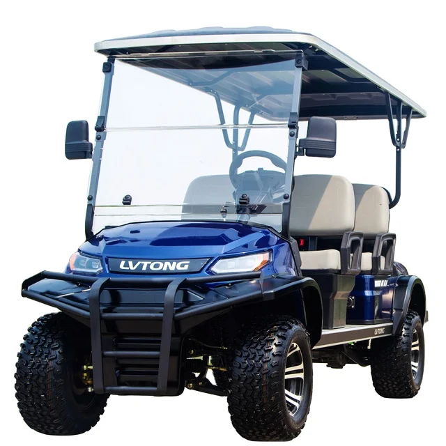EXCLUSIVE Good Design CE Approved Low Price 4 Seaters Off Road Lifted Electric Golf Cart With Model A827.4G