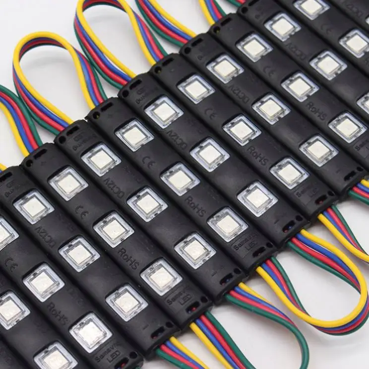 SMD 5050 DC12V 7630 RGB LED Module RGB Injection LED Modules IP65 Waterproof For LED Sign Back Light