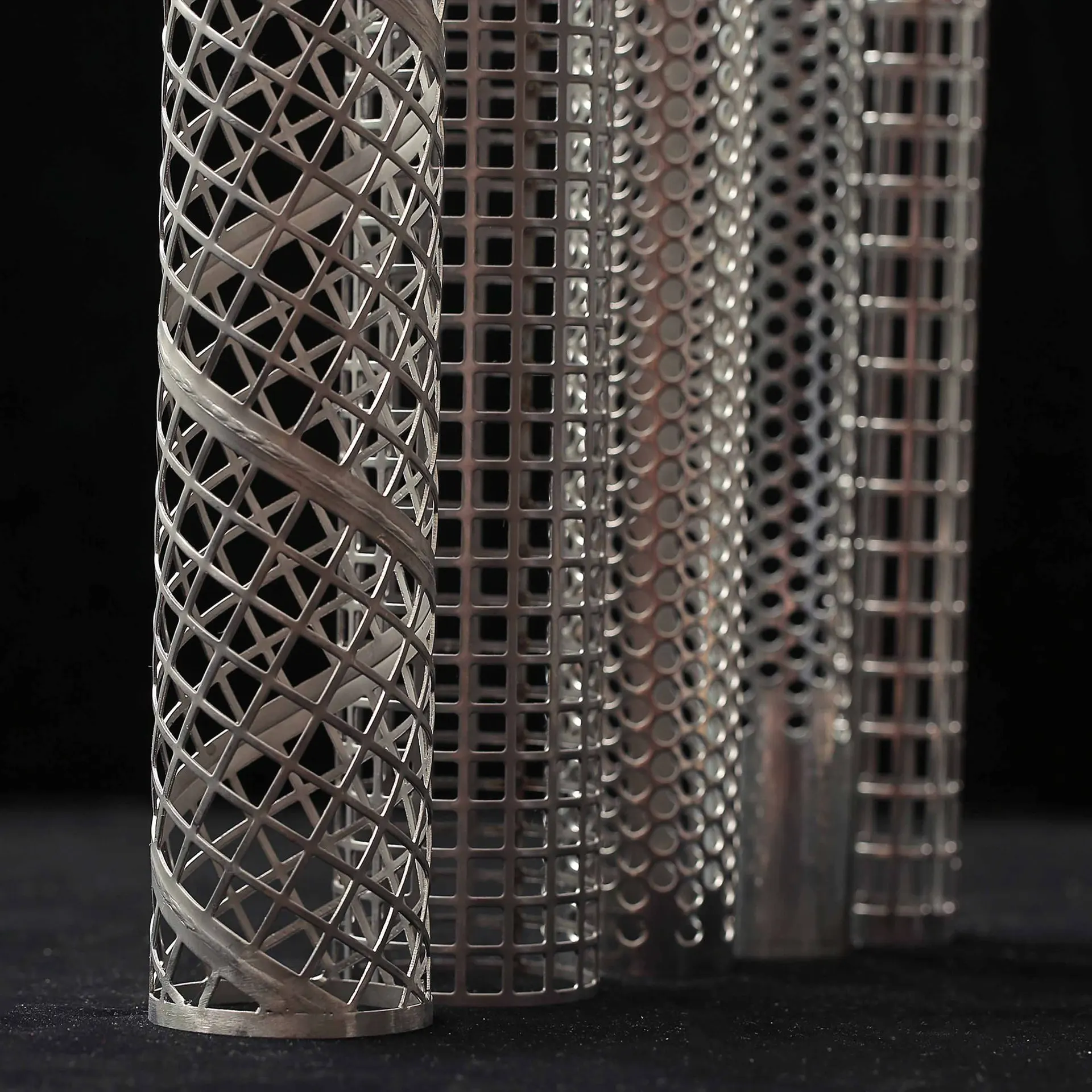 support customization stainless steel Perforated Filter Tube metal cylinder pipe tube