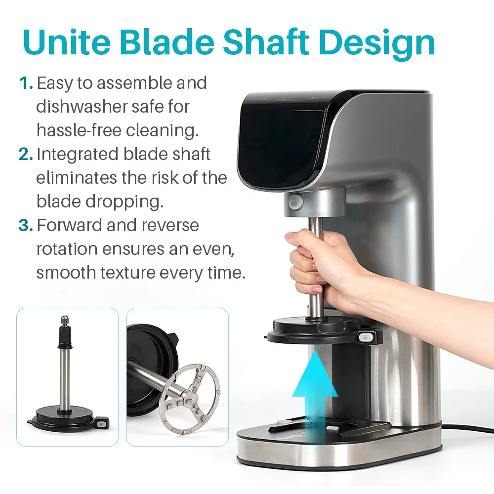 Wholesale Cheap Price 11-in-1 Countertop Home Small Ice Cream Machine Frozen Drink Gelato Italian Ice Machines for Ice Cream