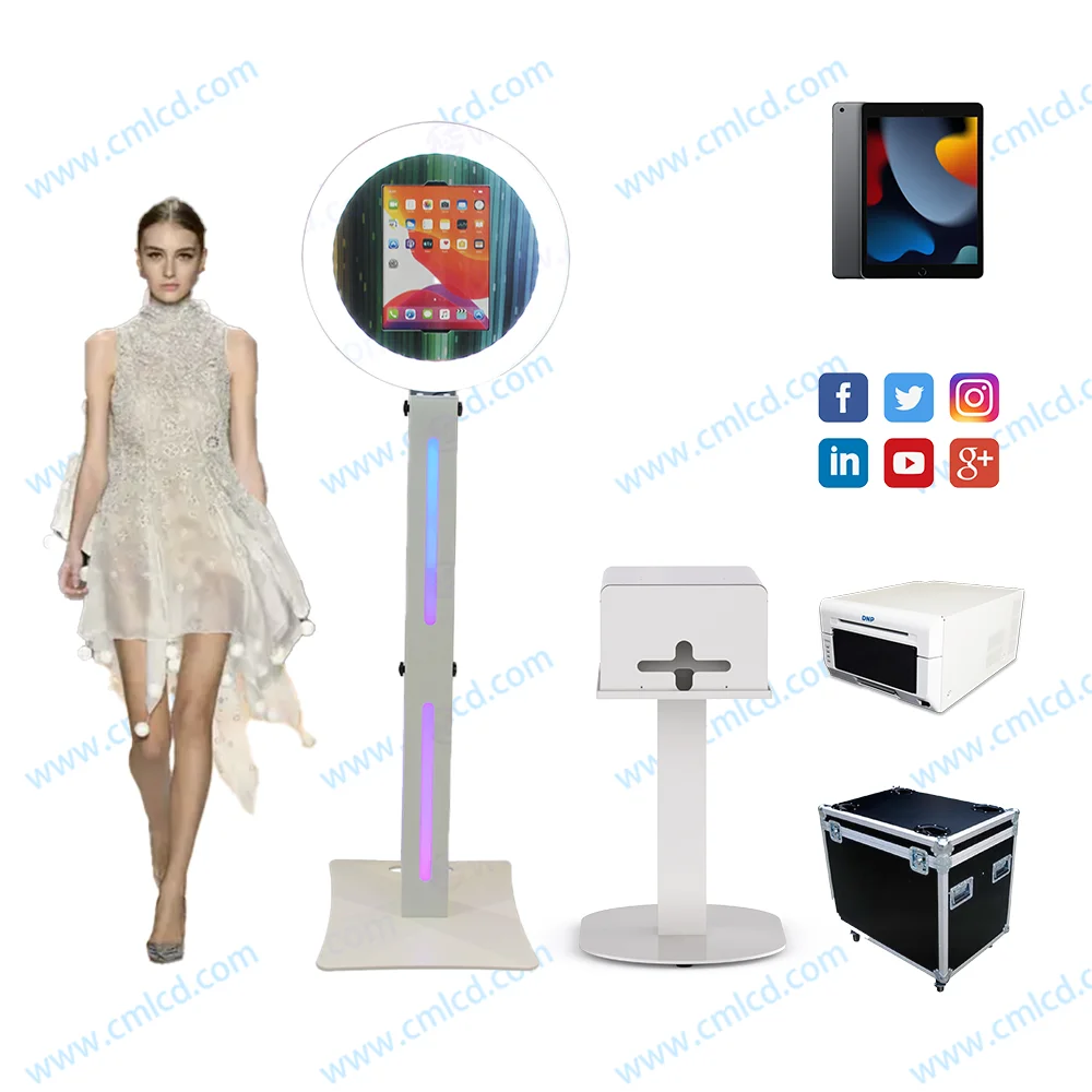 Explosive Models iPad photo booth glass mirror roaming photobooth  Stylish Affordable  photobooth for Parties and Events