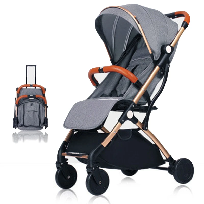 Travel Pram light weight One-Hand Compact Baby Stroller Baby Pushchair Buggy Travel Foldable Baby Strollers Prams For Plane
