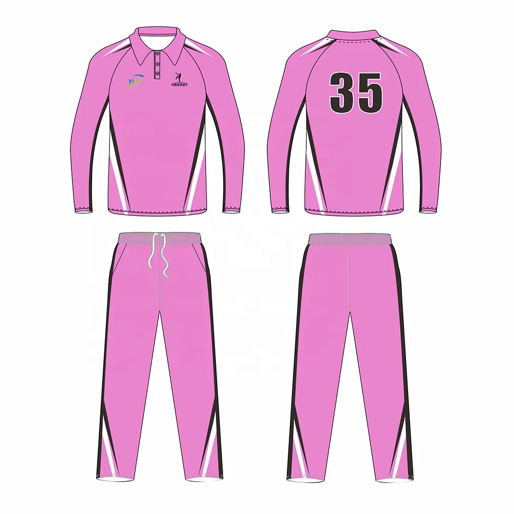 2022 cricket uniform custom polyester polo shirt sublimated cricket jersey design