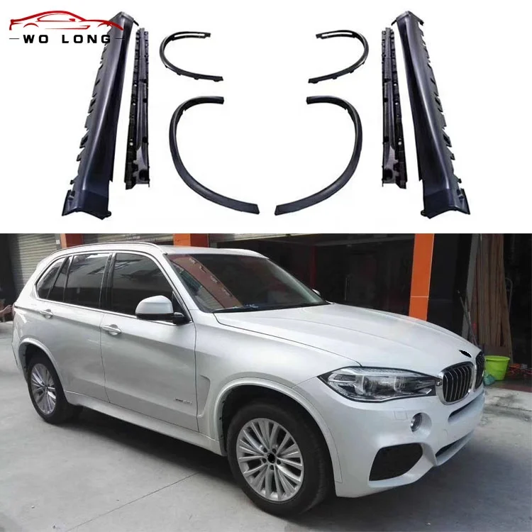 Car Body Kit Of The Front Rear Bumper Side Skirts Fender Front Grille Suitable For BMW X5-F15 Refit Upgrade X5M and X5 M-TECH