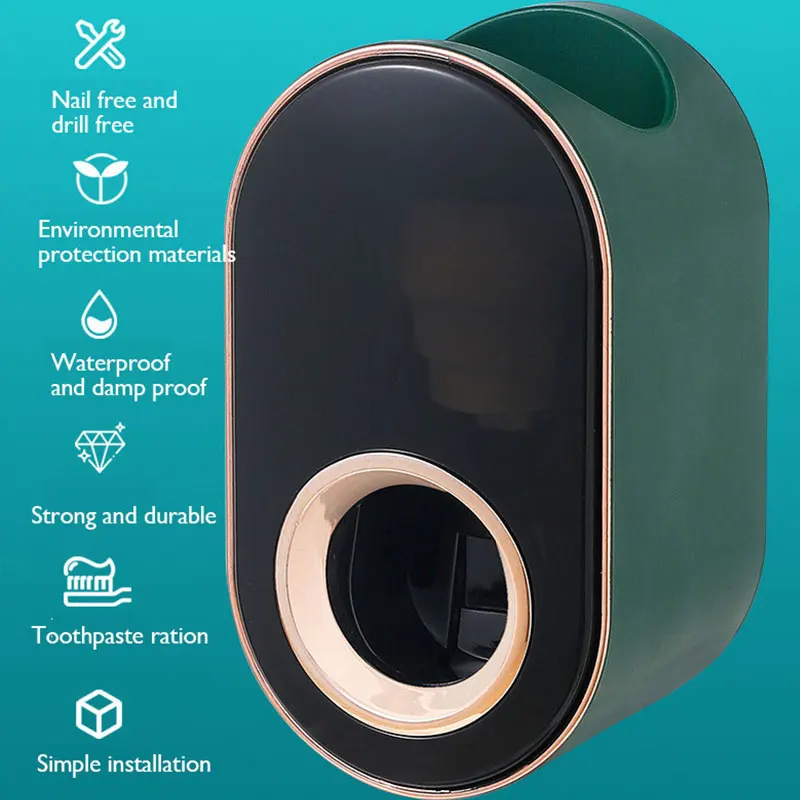 Пластиковый дешевый автоматический дозатор зубной пасты