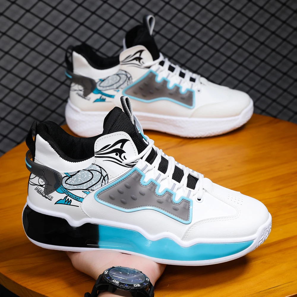 new design durable basketball men casual shoes for outdoor