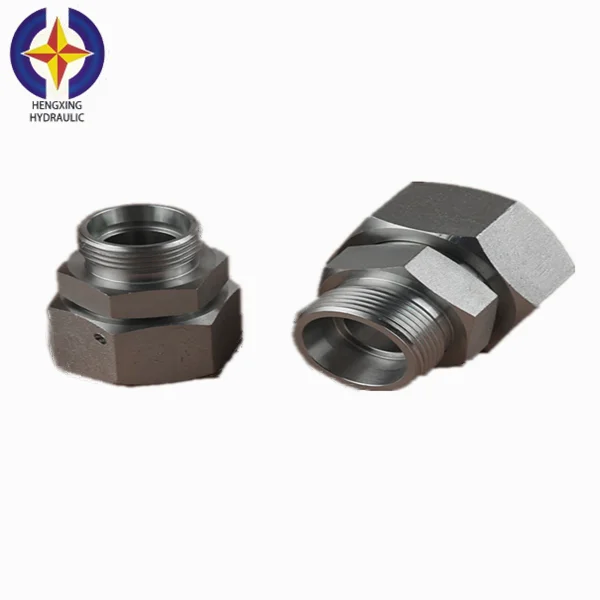 Metric Male & Female 60cone Seat Hex Blank Hydraulic Adapter 2D standard production