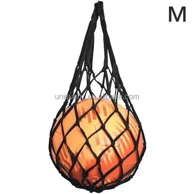 1PC Football Net Bag Nylon Bold Storage Bag Single Ball Carry Portable Equipment Outdoor Sports Soccer Basketball Volleyball Bag