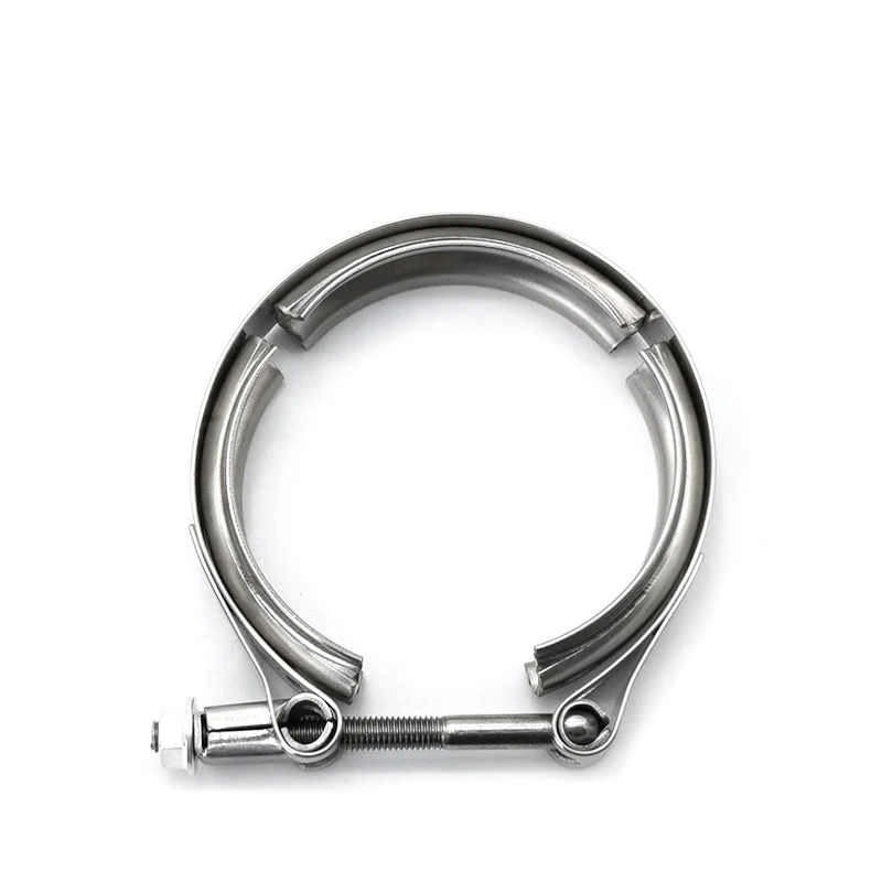 304 Stainless Steel Exhaust Pipe Intercooler Turbo V Band Clamp 3 Inch Exhaust Clamps