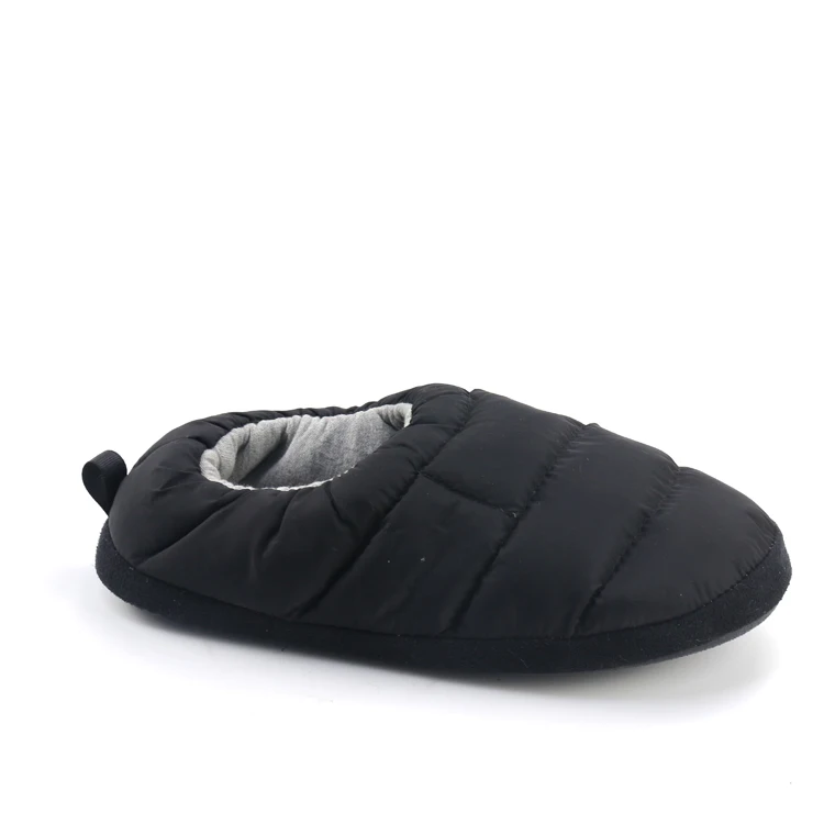 
Hot Selling Men Tent Waterproof Thermal New Design Fashion Fleece Indoor Boot Duck Down Camping Slippers 
