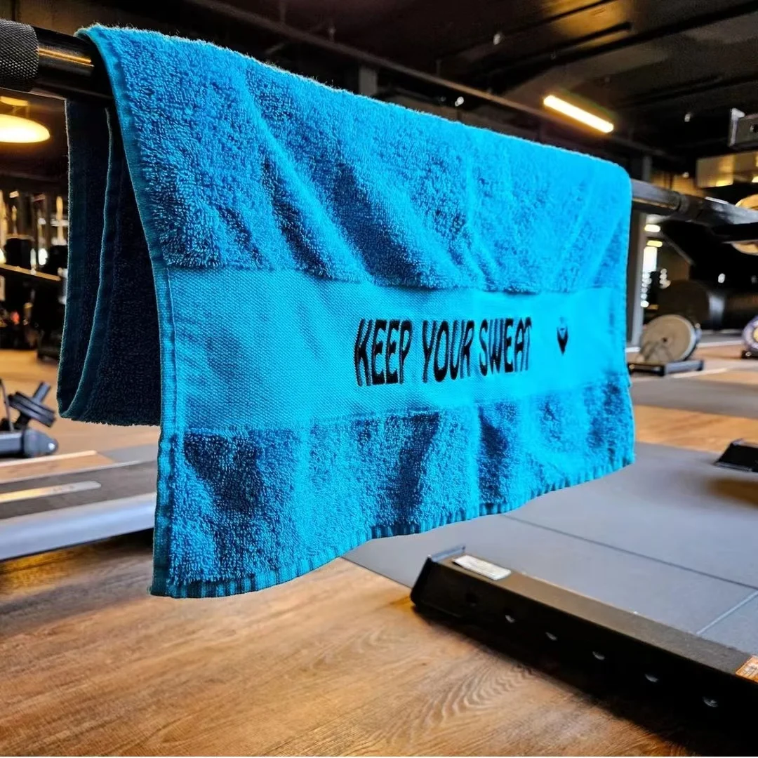Sport Towel 100% Cotton Terry Luxury custom Gym Towel with logo