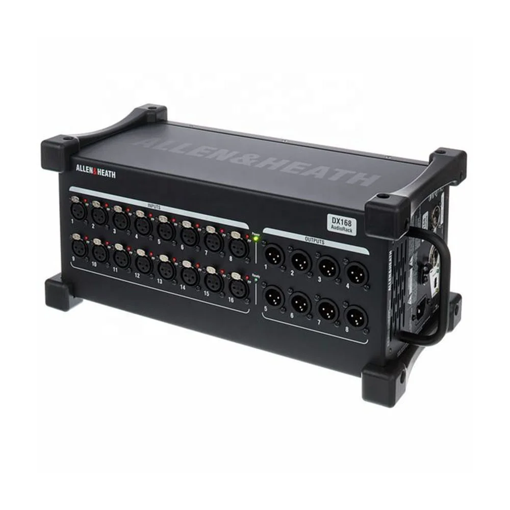 Allen & Heath DX168 Audio Rack Stage Box 16-in / 8-out SQ Series Digital Mixer Pa Systems Portable Expander