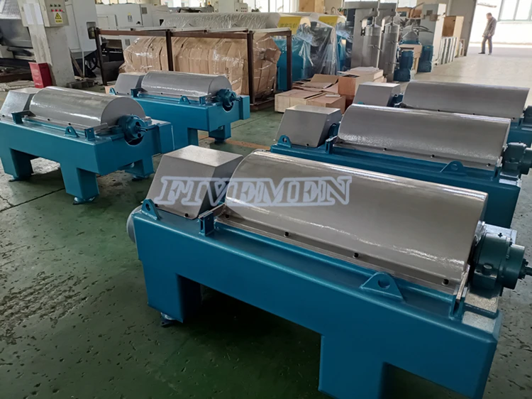 sludge dewatering system decanter centrifuge machine