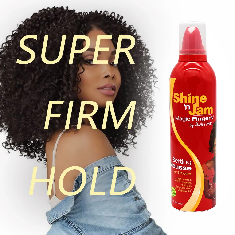 Hair salon Hair Care Styling Products Extra Firm Hold Styling Mousse for Hair Braiders