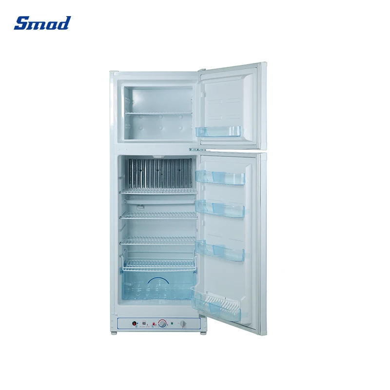 Non Electric Refrigerator Double Refrigerator & Freezer Propane Gas Refrigerator