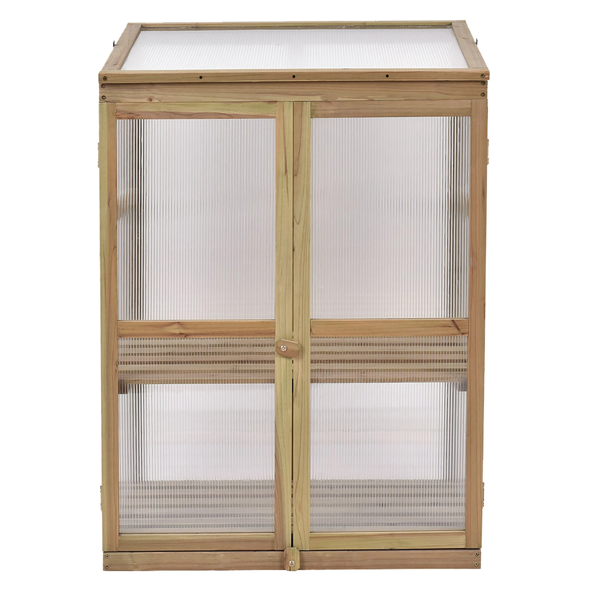  2 яруса 55x40x80 см деревянная холодная рама портативная мини теплица для