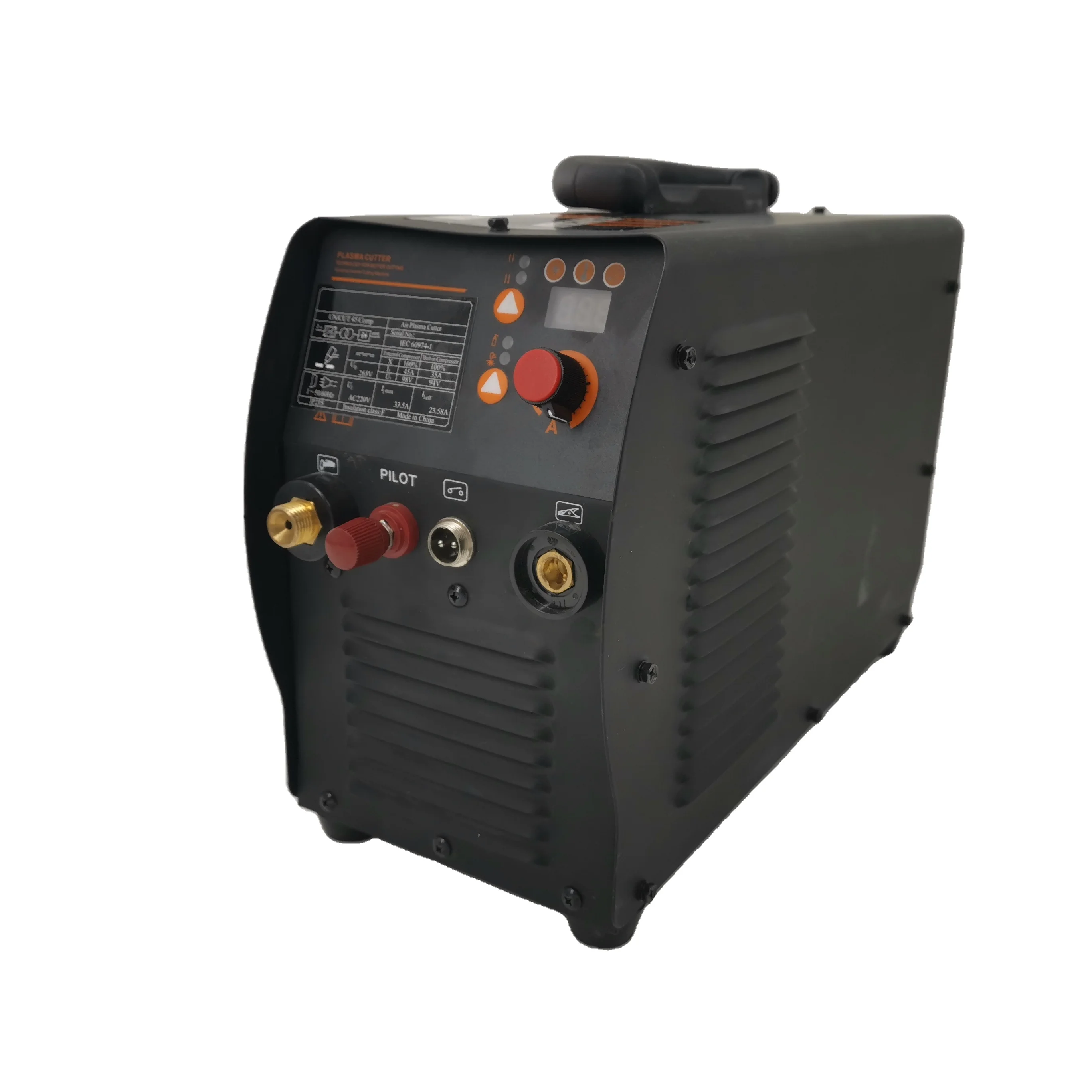 Built in air compressor plasma CUT 45 LGK 45  cutter portable CUT 45 plasma cutting machine