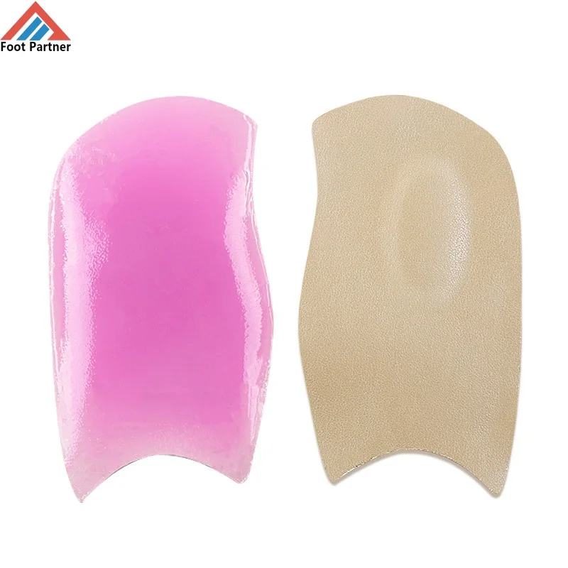 Zinsole dropshipping PU  high heels flat increase  full insole  leather arch support silicone insoles