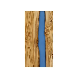 New Design Art Decor Olive Wood and Epoxy Resin Cutting Serving Board for Cheese Coffee Vegetables Fruits