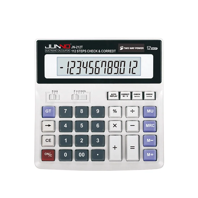Оригинальный 12 цифр калькуляторы 112 шаги проверки офисный Офиса OEM