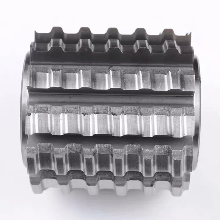 HSS ANSI B92 1-1996 m0.5-m10 involute spline gear hob with TIN coating