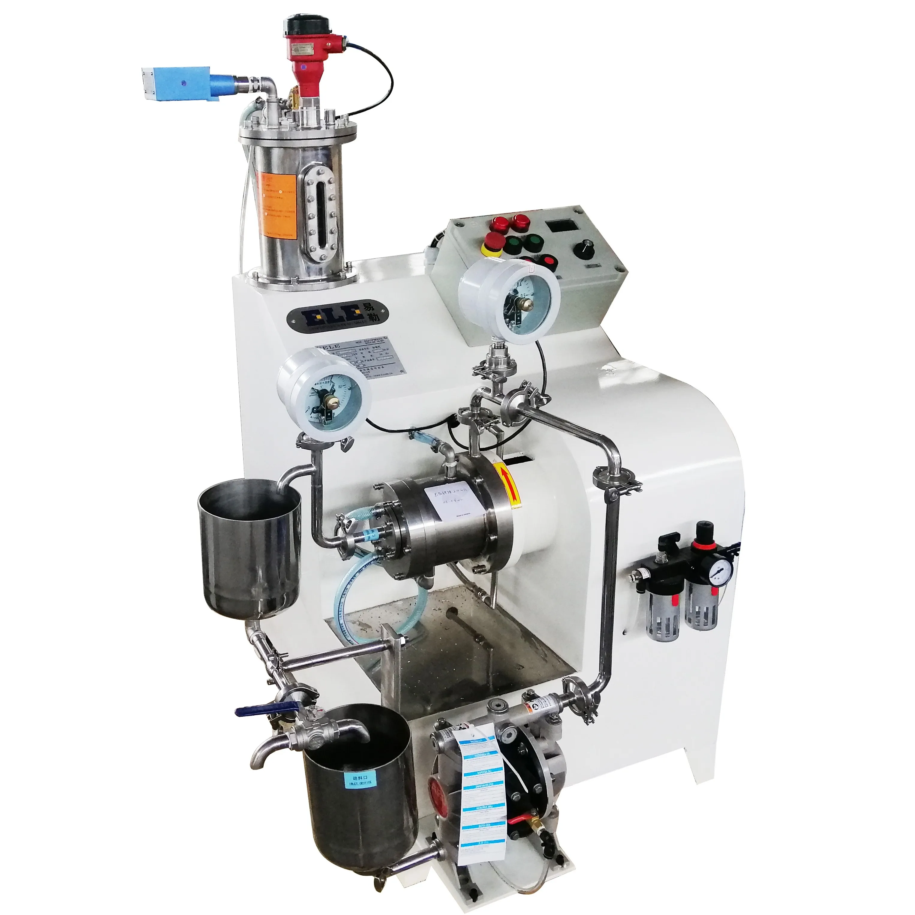 Ultrafine grinding bead mill horizontal pin type for ink paints