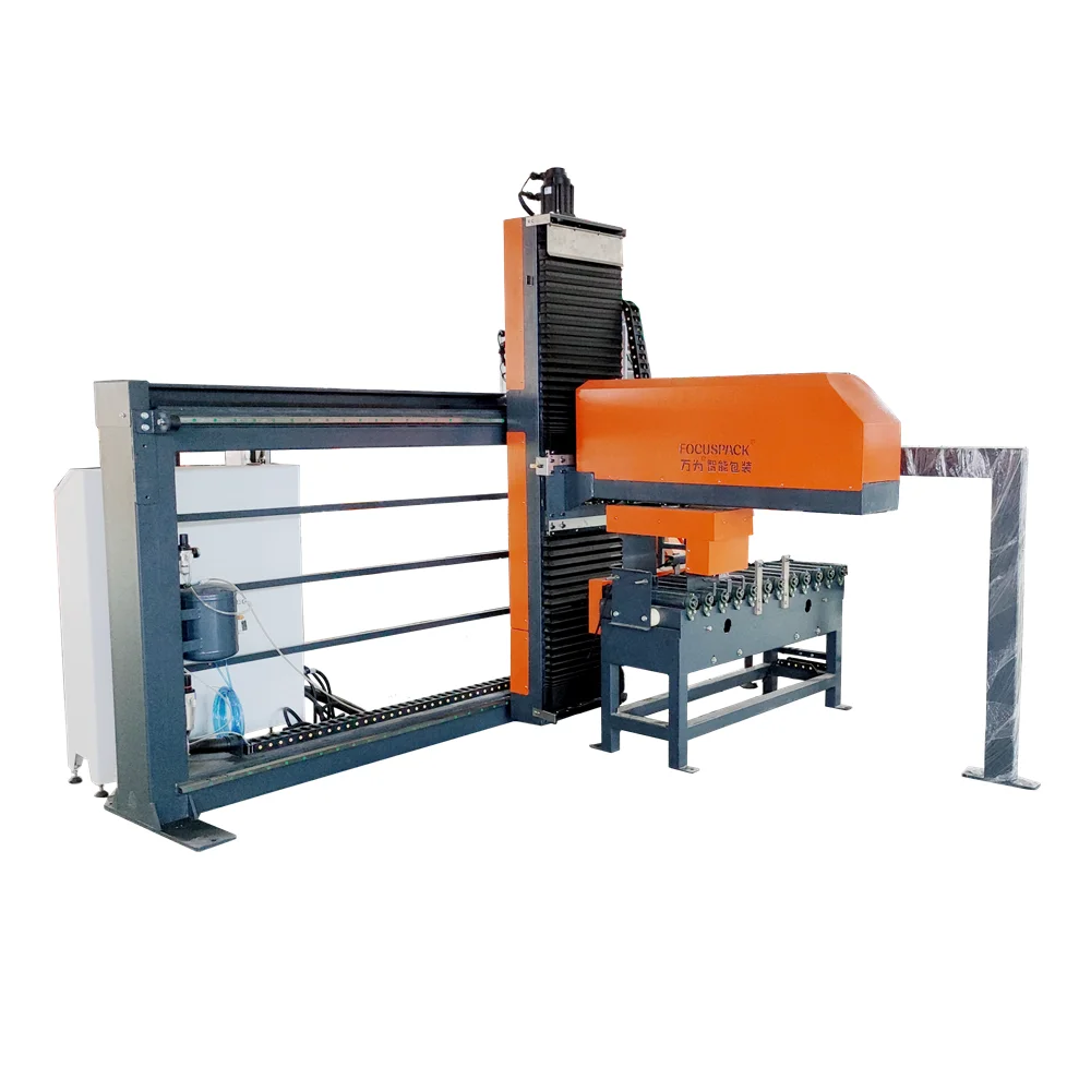 China Smaller Size But Stronger Robot Palletizer Carton Bag Palletizing Robot Focus Machinery 2023 New Product