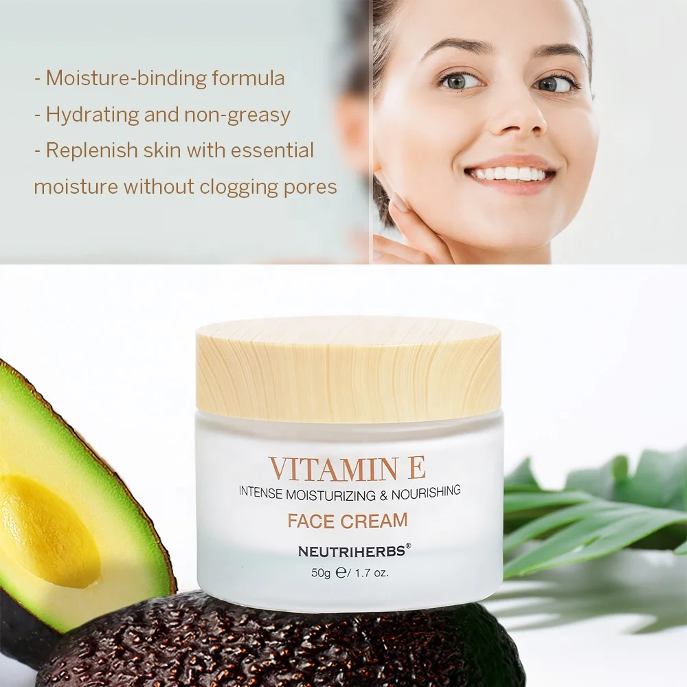 Neutriherbs Vitamin E face cream protecting moisturizing lubricating the skin