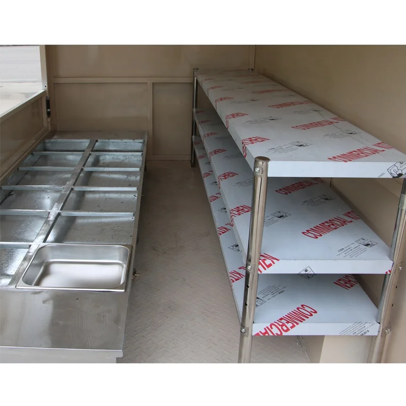 Custom Airstream Cart ice Cream catering Mobile food truck with full kitchen