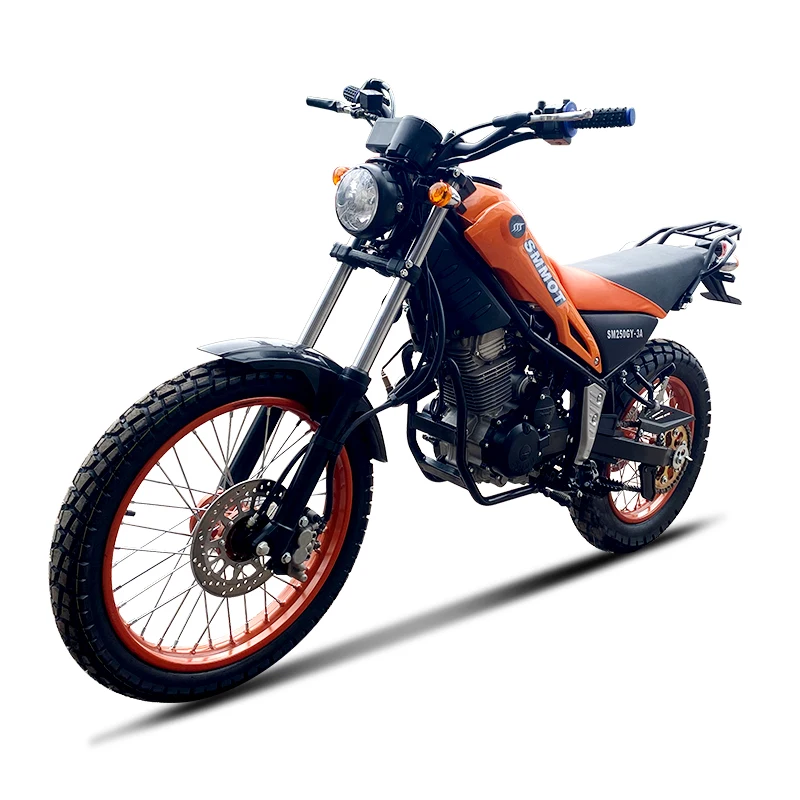 250cc эндуро внедорожник высокопроизводительный внедорожный 4-тактный китайский мотоцикл бензиновый двигатель гибридный велосипед Цвет