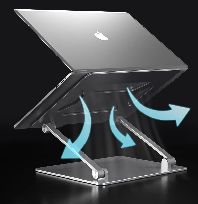 Ergonomic Adjustable Laptop Stand Portable Aluminum Laptop Computer Stand Notebook Stand