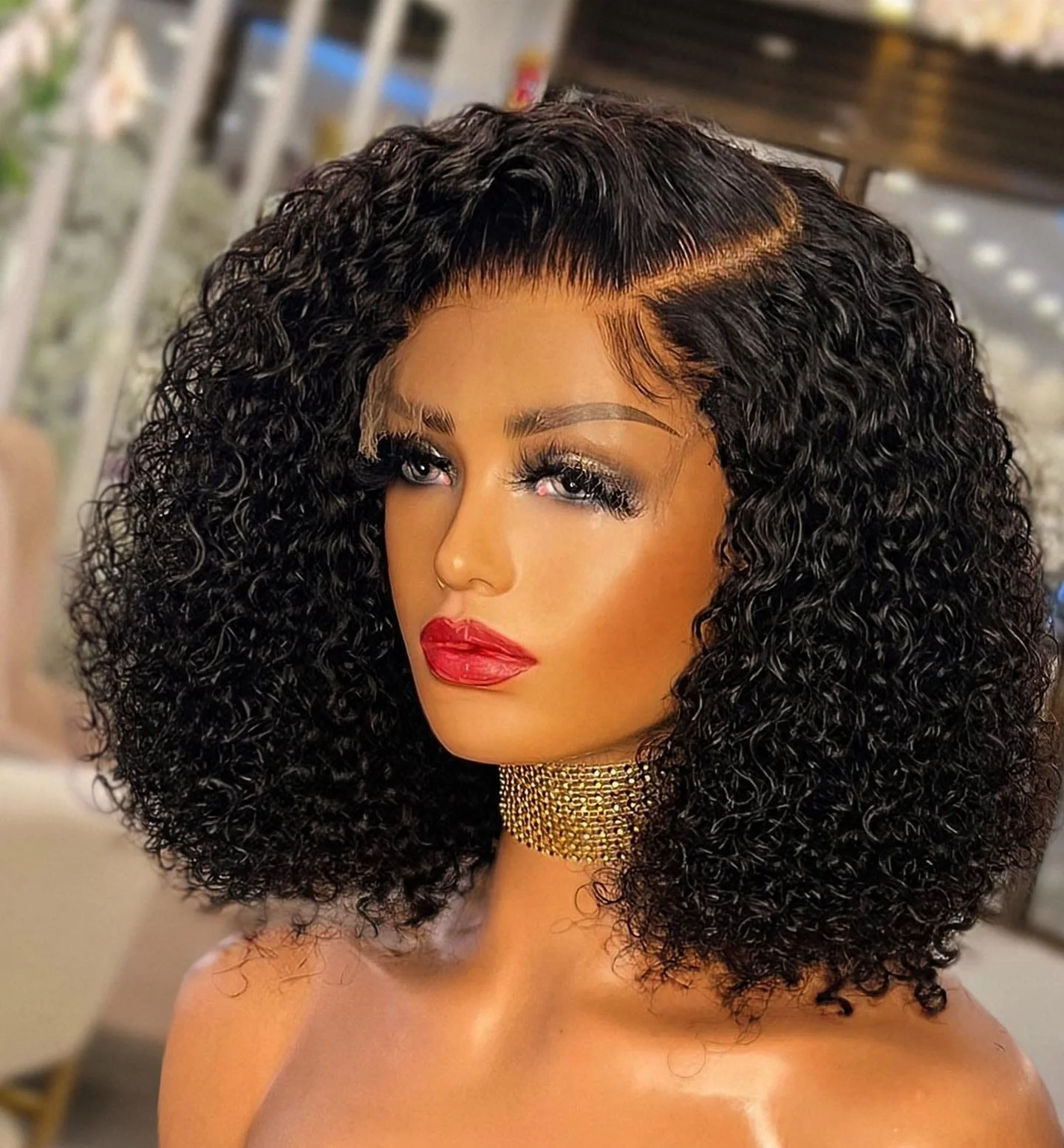 Fashion glueless human hair wigs for black women,cheap wigs human hair no glue lace f