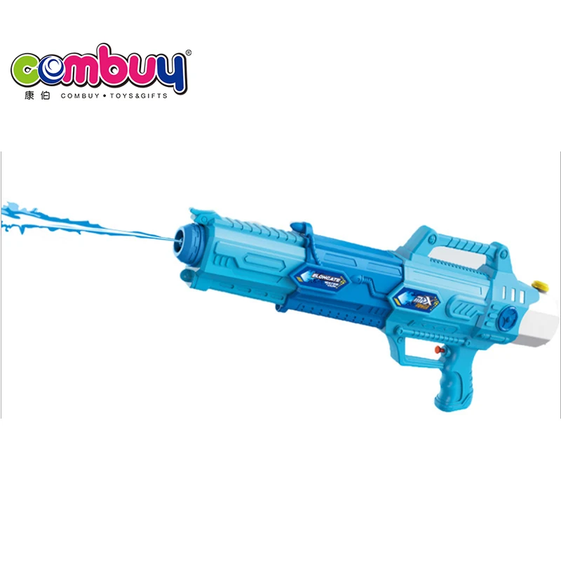Three-stage elongate big portable outdoor play toy long range water gun