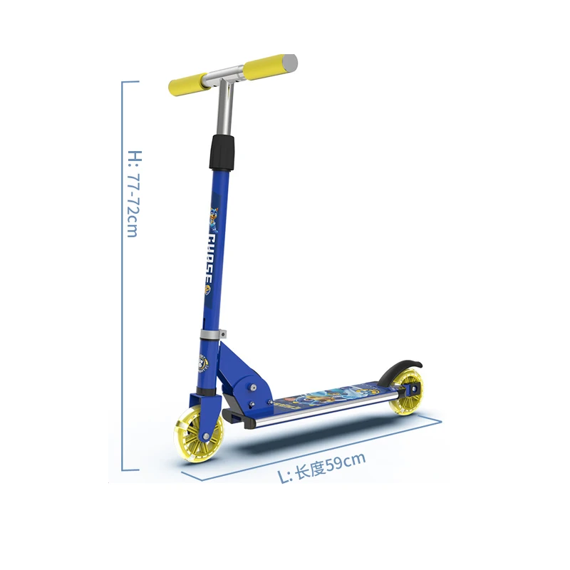 New style 2 wheel adjustable baby scooter with wide brakes for kids