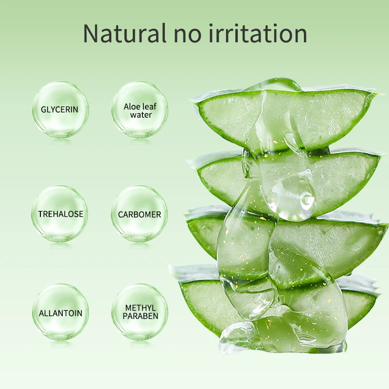 Original Factaory Natural Organic Moisturizing Face Care Soothing Repairing 98% Pure Aloe Vera Gel for Face