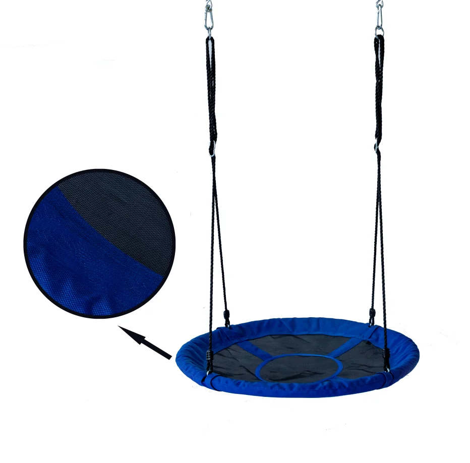 Outdoor Kids Round Tree Hanging Swing Hammock 40 inch flying Saucer Swing for Children