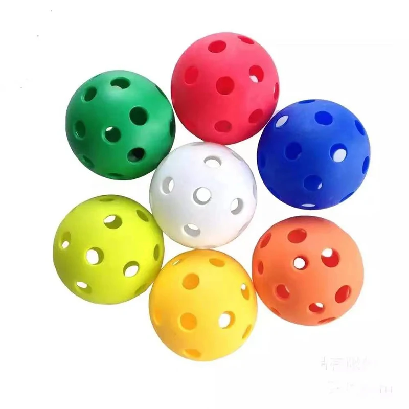 Wholesale custom logo Dura Fast 40 holes USAPA approved outdoor pickle ball Durable 74mm pickleball balls