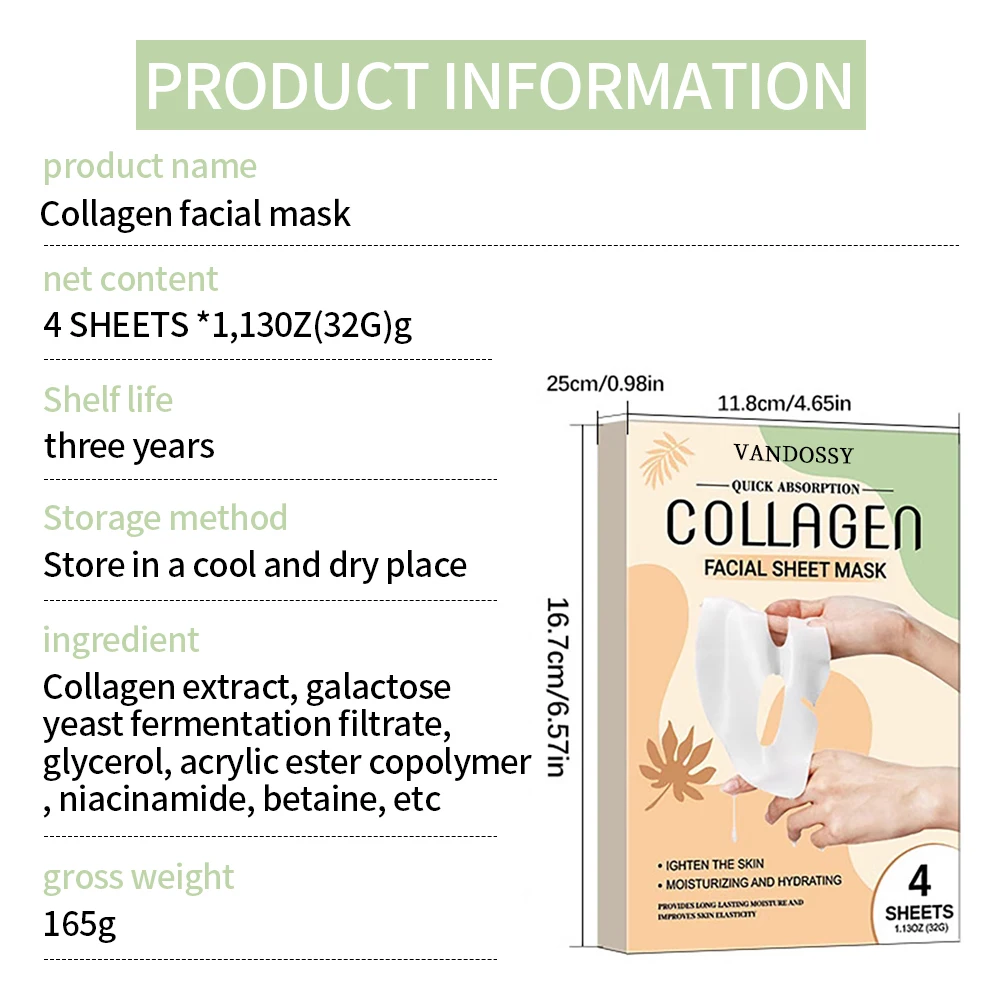 Private Label Skin Whitening Collagen Split Jelly Mask Facial Hydro Jelly Mask Korea Moisturizing Face Sheet Mask