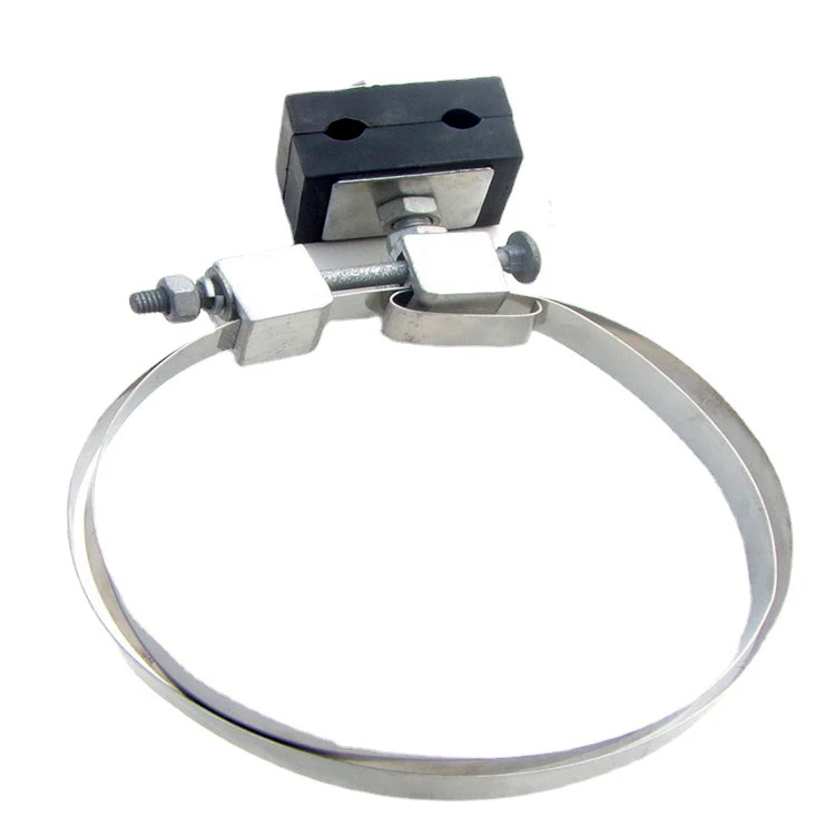 Electric pole clamp Down Lead Clamp for Pole and Tower